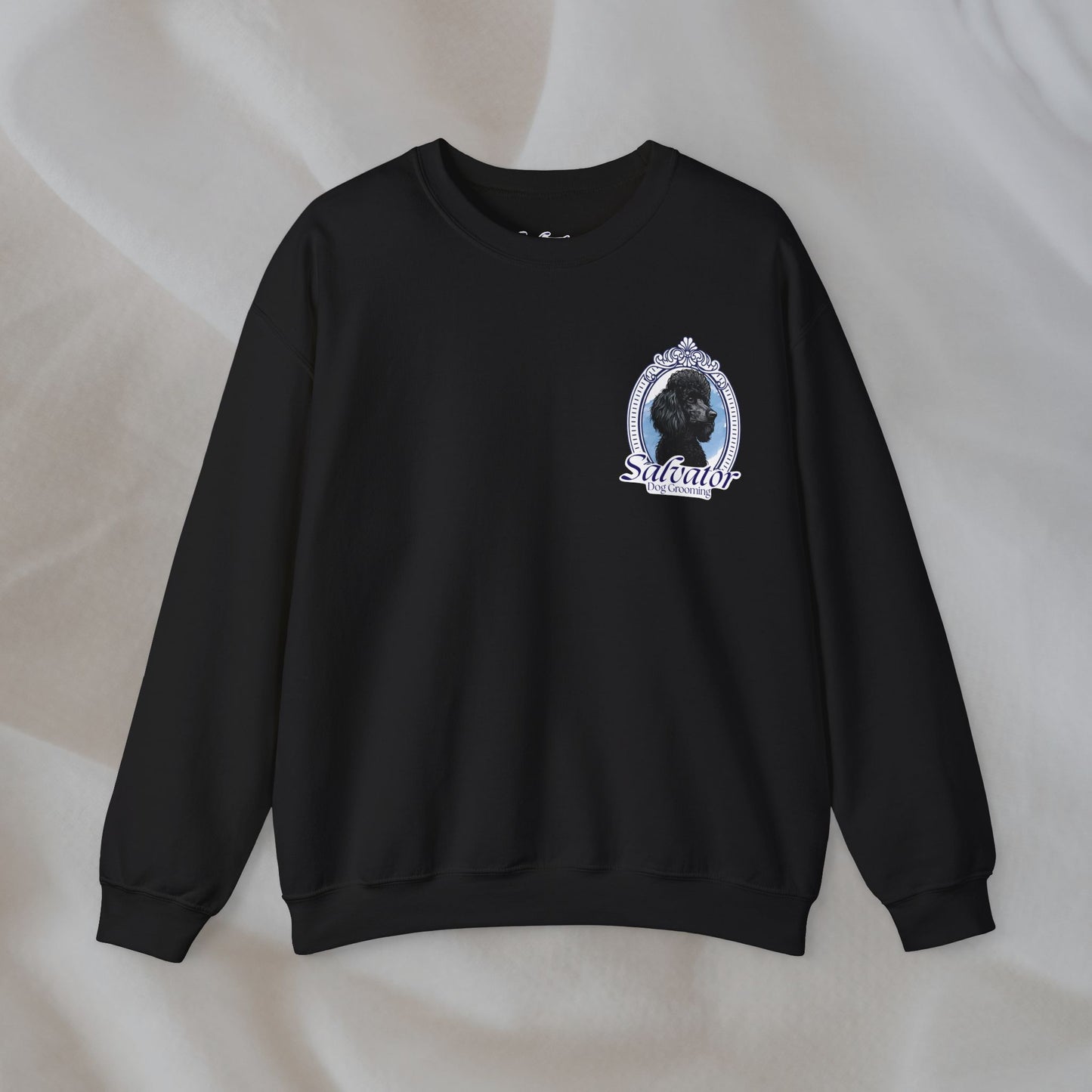 Crewneck Sweatshirt - 'Salvator' Classic Poodle Design