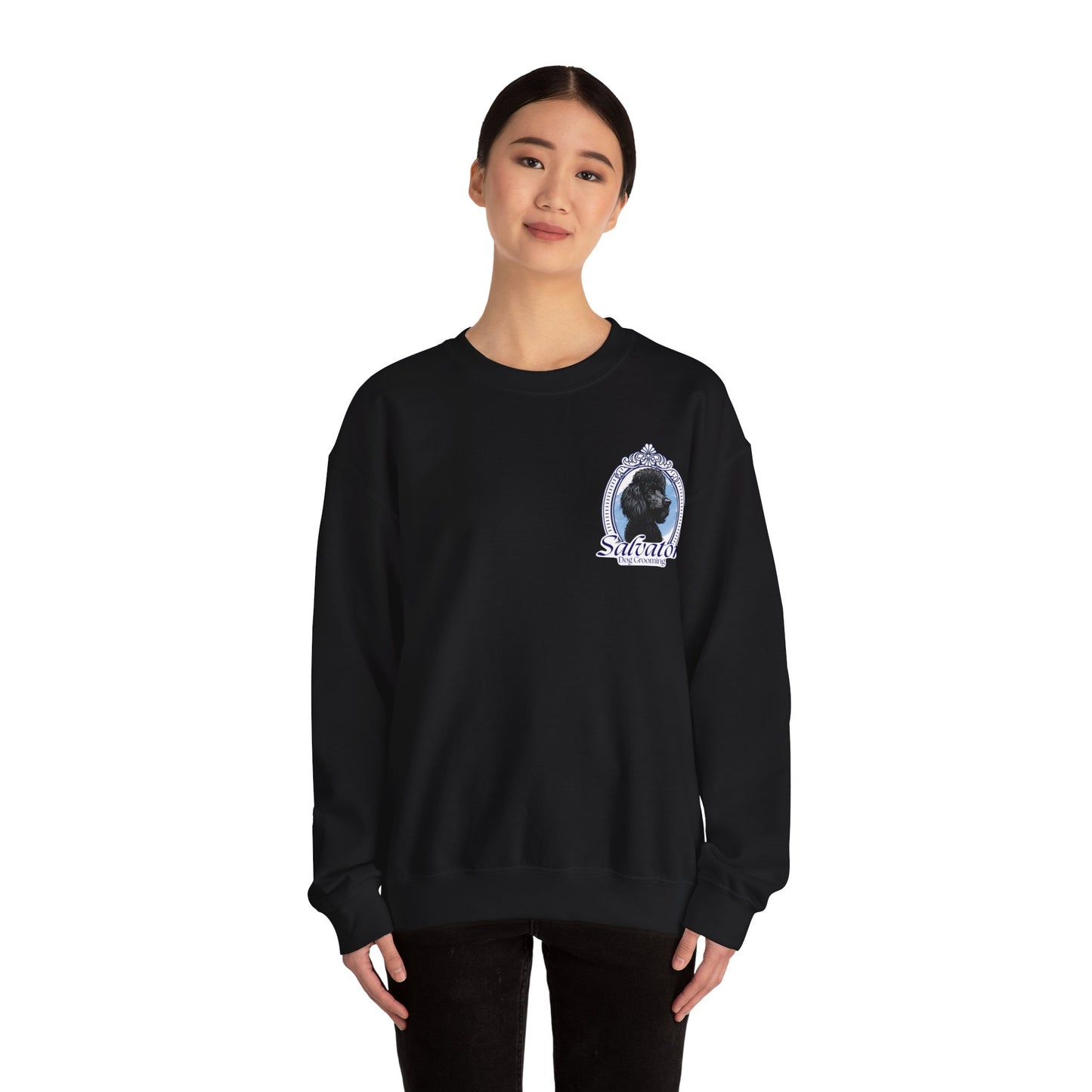 Crewneck Sweatshirt - 'Salvator' Classic Poodle Design