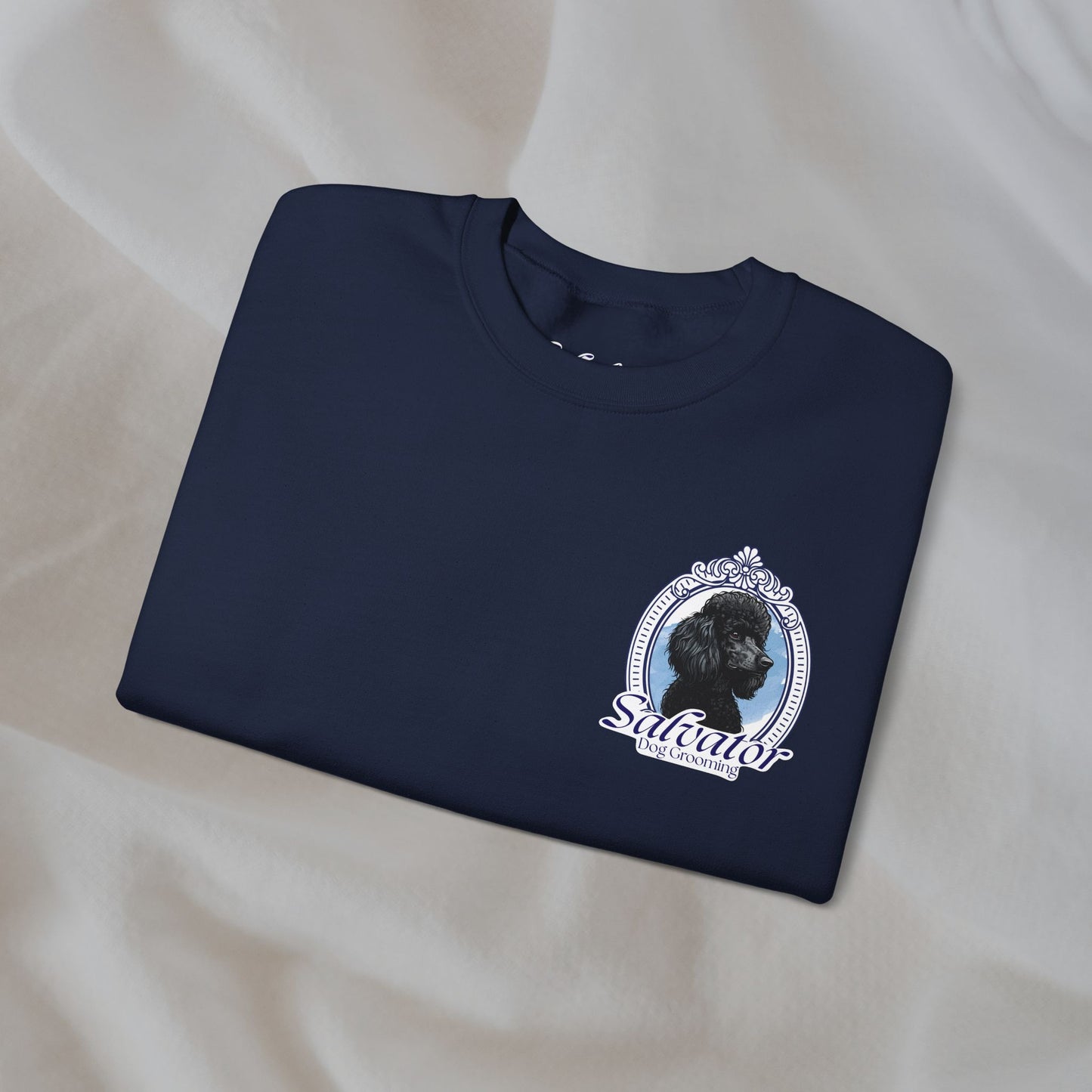Crewneck Sweatshirt - 'Salvator' Classic Poodle Design