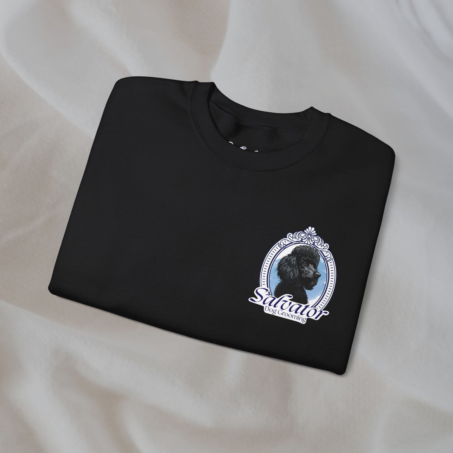 Crewneck Sweatshirt - 'Salvator' Classic Poodle Design