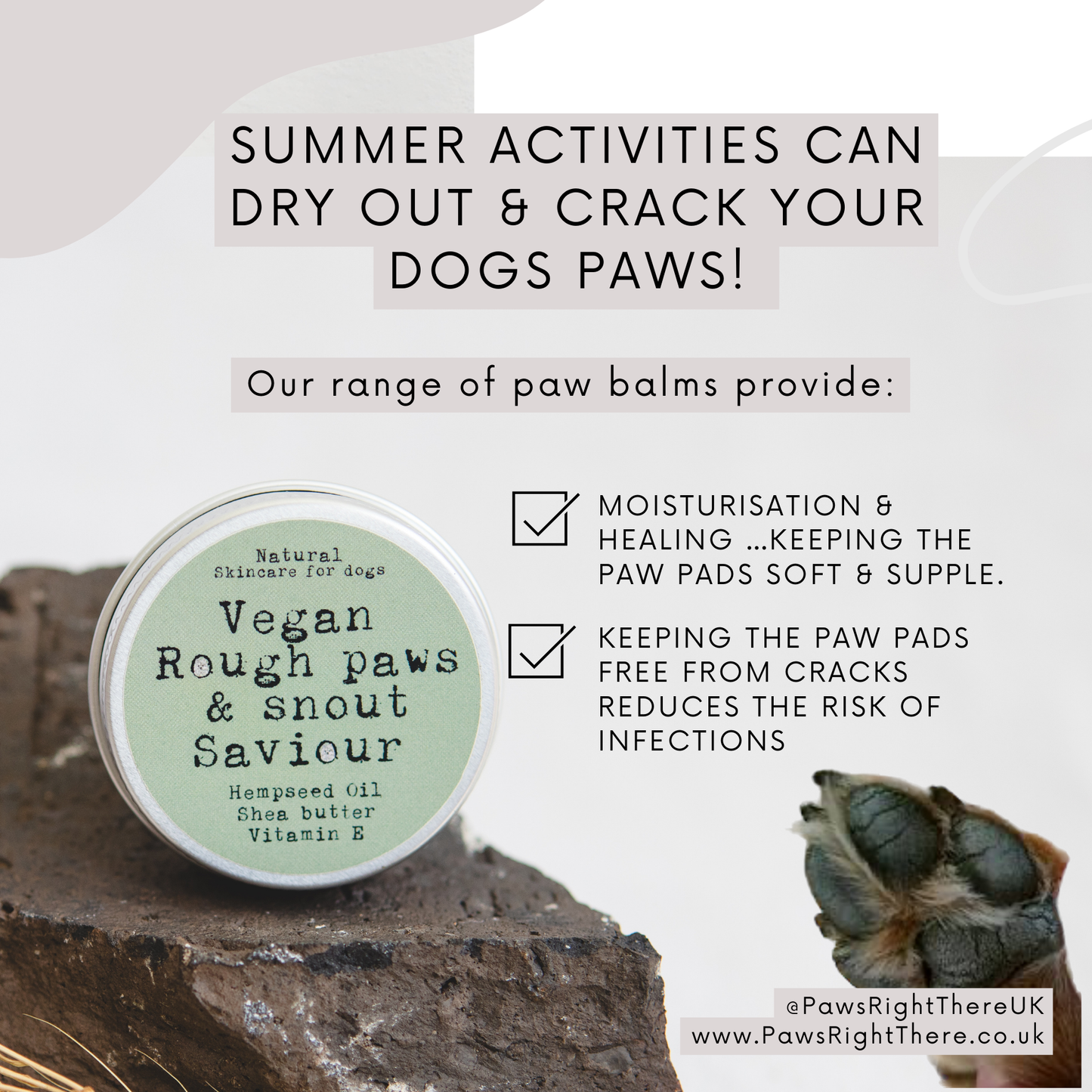 Paw & Nose Balm | VEGAN | 100% NATURAL | PLASTIC FREE | ECO