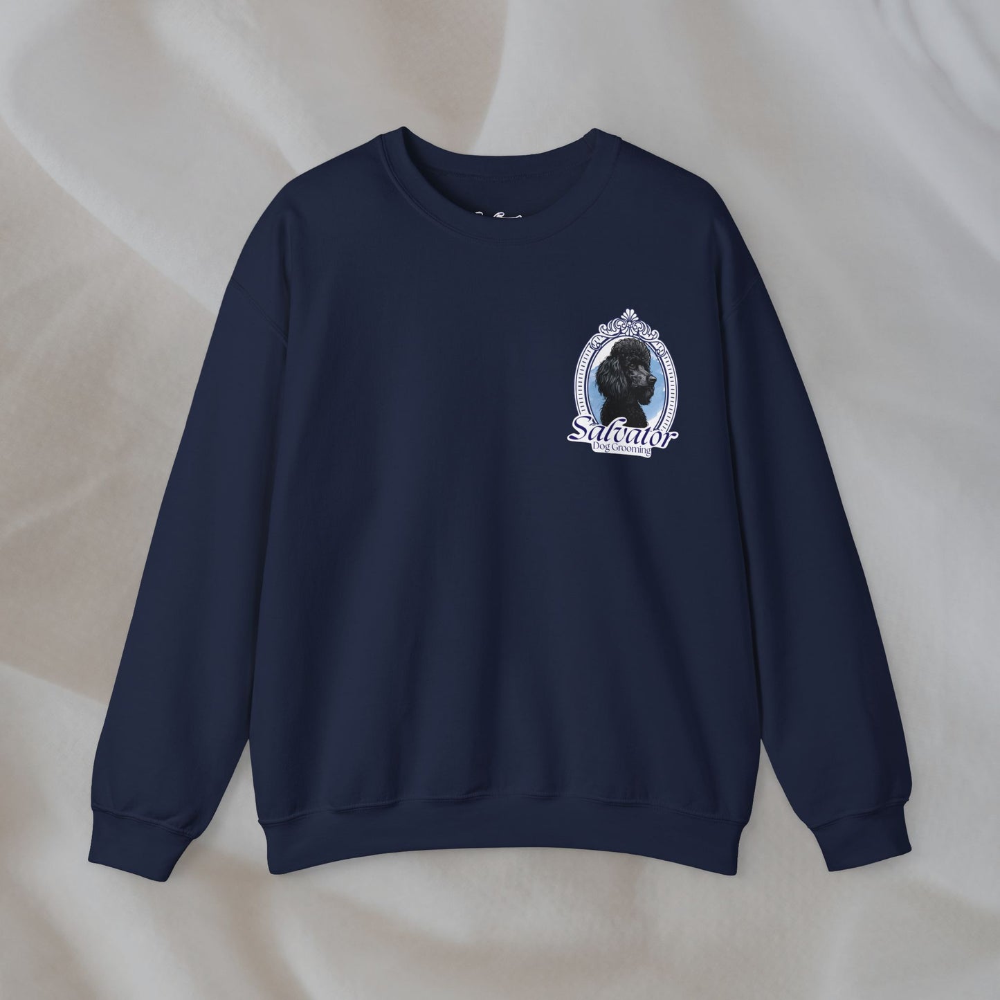 Crewneck Sweatshirt - 'Salvator' Classic Poodle Design