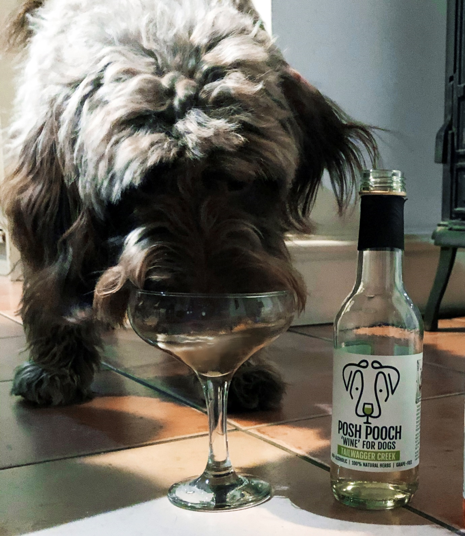 Woof&Brew Posh Pooch Dog 'Wine' Gift Treat - 330ml