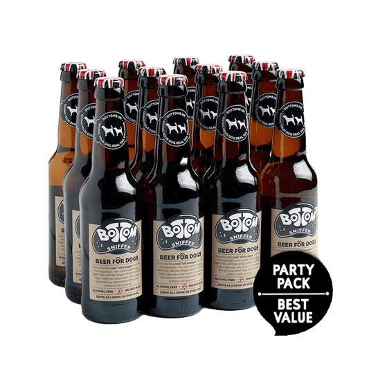 Woof&Brew Bottom Sniffer Dog 'Beer' Gift Treat - 330ml