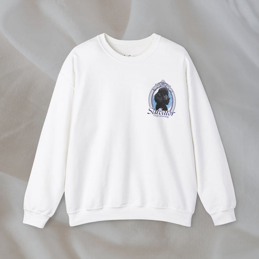 Crewneck  Sweatshirt - 'Salvator' Classic Poodle Design