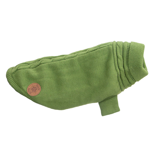Snug Cable Knit Jumper GREEN